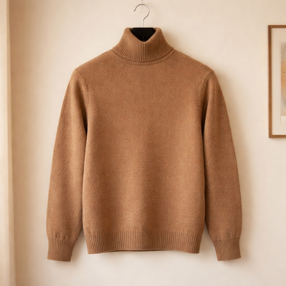 Vintage Ralph Lauren Equestrian Fox Hunt Lambswool Turtleneck Sweater Medium - Picture 5 of 16
